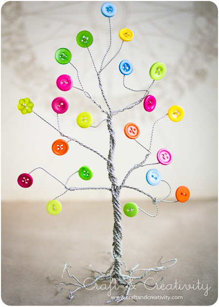 Button tree - by Craft & Creativity
