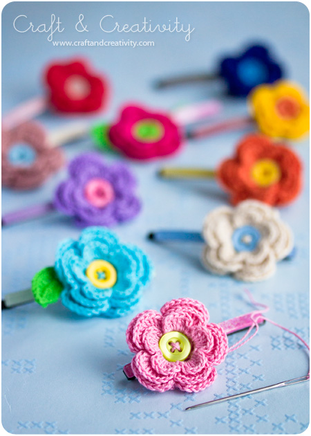 Blossoming Hair Slides by Craft & Creativity
