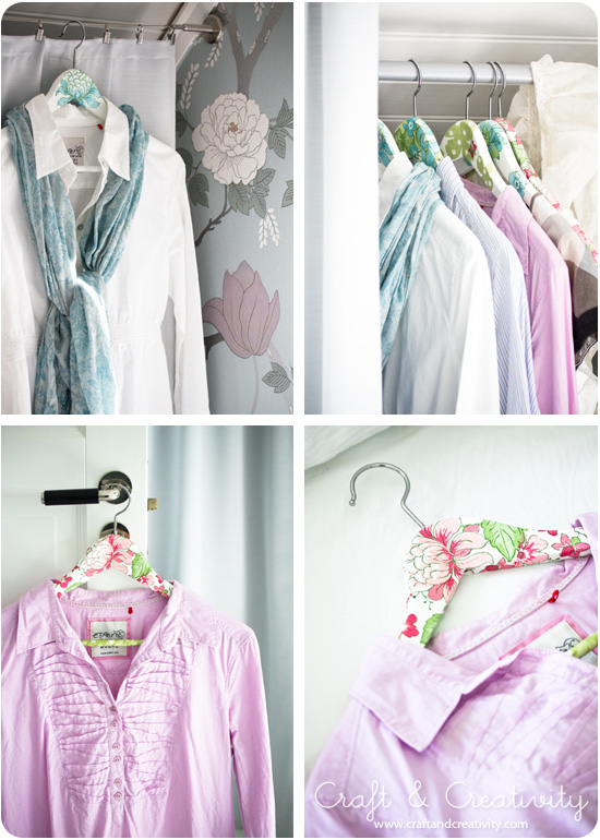 Decoupage clothes hangers - by Craft & Creativity