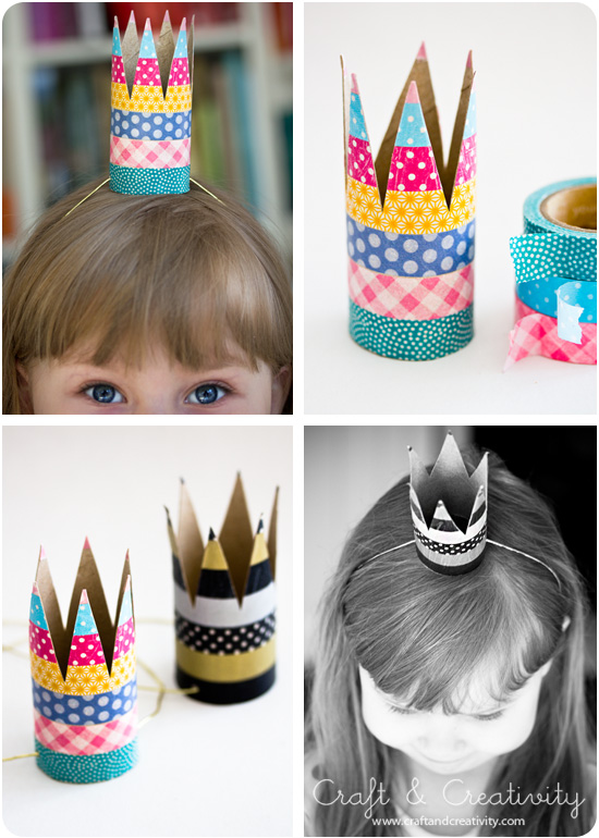 Simple birthday crowns - by Craft & Creativity