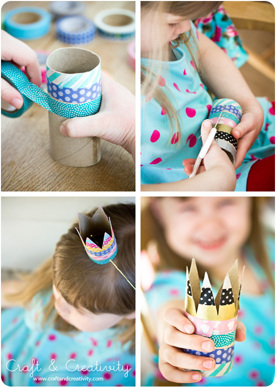 Simple birthday crowns - by Craft & Creativity