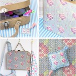Embroidered suitcase - by Craft & Creativity