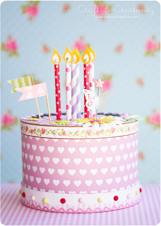 How to make a Paper Cake - by Craft & Creativity