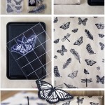 Stamped gift wrapping paper - by Craft & Creativity