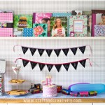 Erasable no-sew party garland - by Craft & Creativity