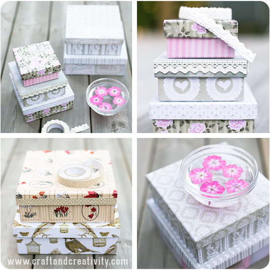 DIY Romantic boxes - by Craft & Creativity