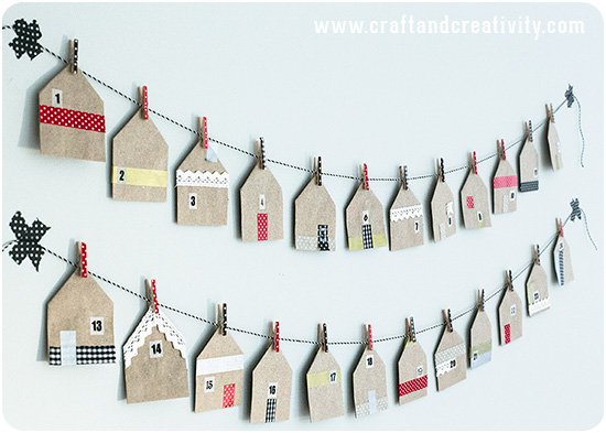 House shaped favor bags - by Craft & Creativity