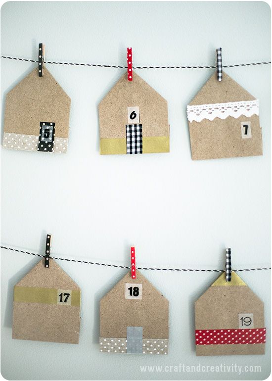 House shaped favor bags - by Craft & Creativity