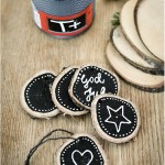 Wood chalkboard tags - by Craft & Creativity