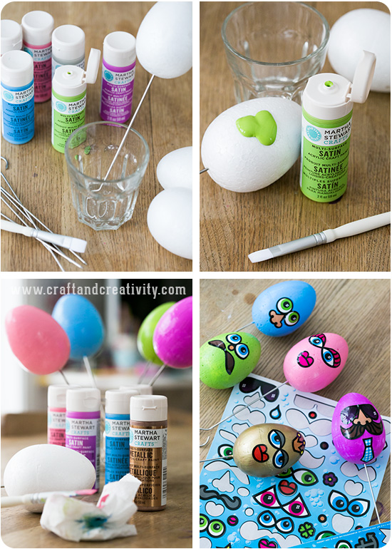 Funny egg characters - by Craft & Creativity