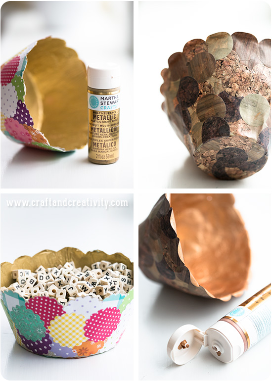 Paper bowls - by Craft & Creativity