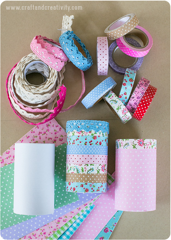 Washi paper & self adhesive fabric - Craft & Creativity
