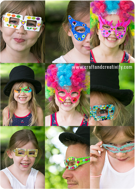 Party glasses - by Craft & Creativity