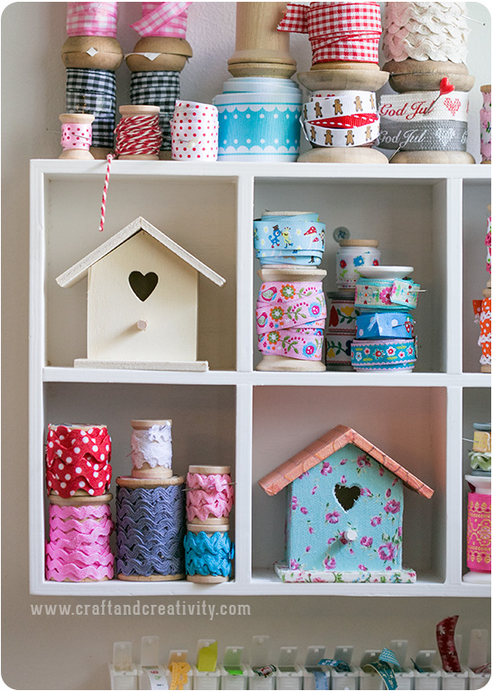 Decorated birdhouse box - by Craft & Creativity