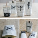 Old book turned into gift bags - by Craft & Creativity
