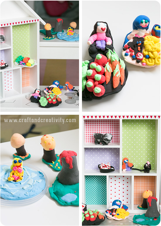 Clay Figures for the dollhouse - by Craft & Creativity