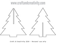 Wood veneer trees - by Craft & Creativity