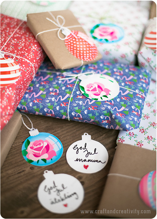 Printable Christmas Tags - by Craft & Creativity