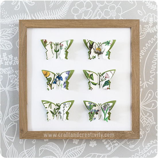 3D paper butterflies - by Craft & Creativity