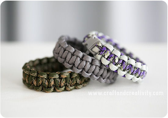 Rubber band bracelets, Blogged here: craftandcreativity.com…