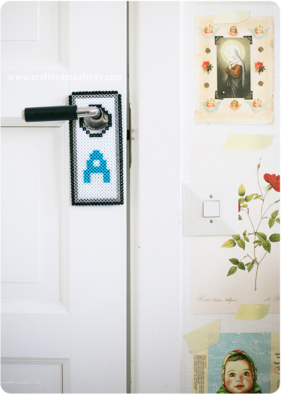Door handle sign - by Craft & Creativity