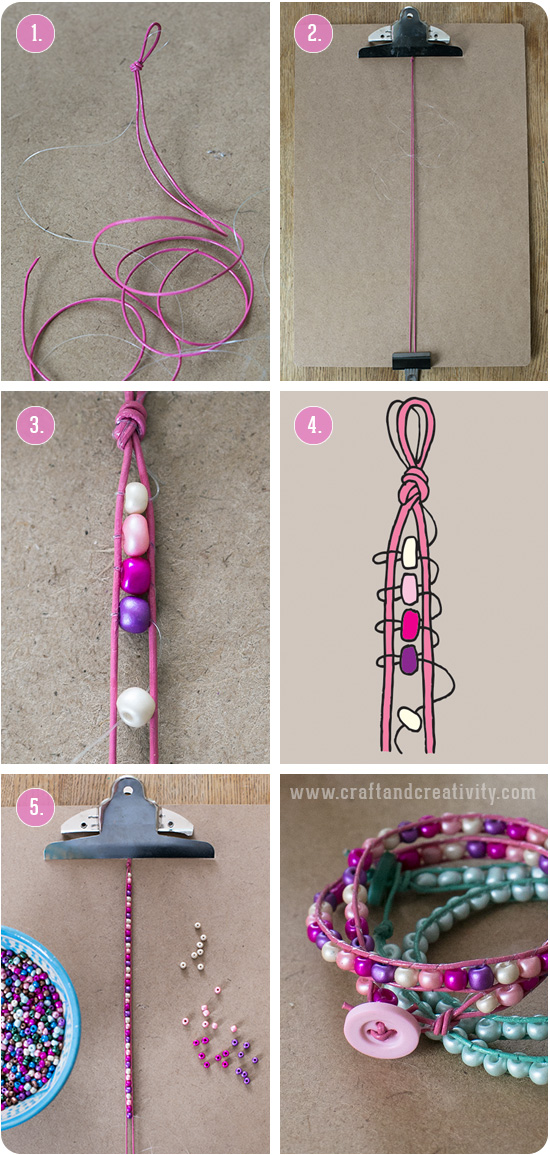 Wrap bracelet - by Craft & Creativity