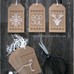 Cross stitch christmas tags - by Craft & Creativity