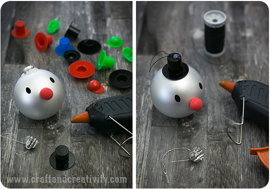 Christmas ornament makeover - by Craft & Creativity