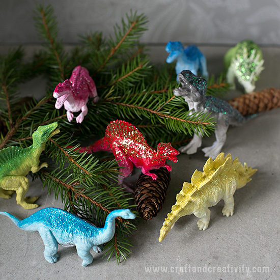 Dinosaur ornaments - by Craft & Creativity