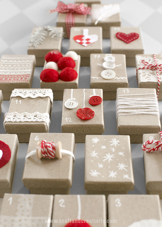 Gift Box Advent Calendar - by Craft & Creativity