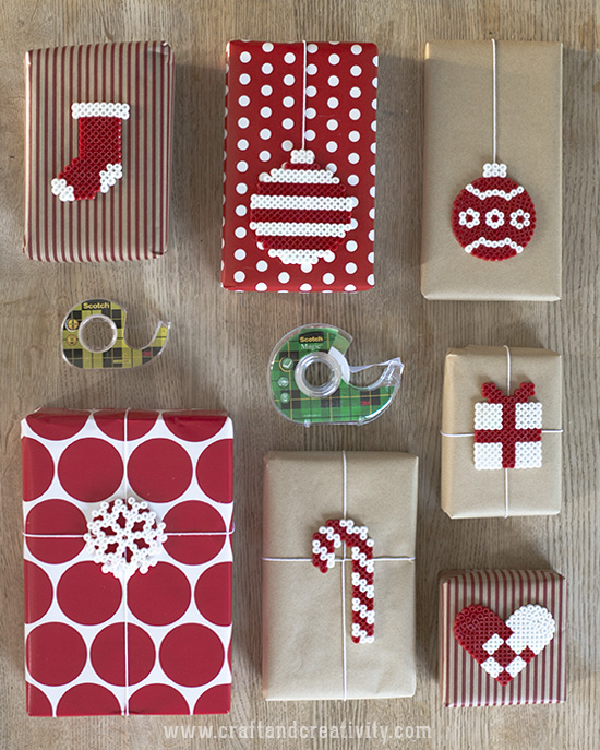 Christmas gift wrap inspiration - by Craft & Creativity